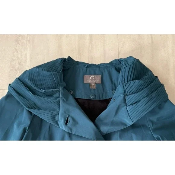 Gallery NWT Teal Women's All Seasons Button Jacket Removable Liner & Hood PS - Picture 9 of 16